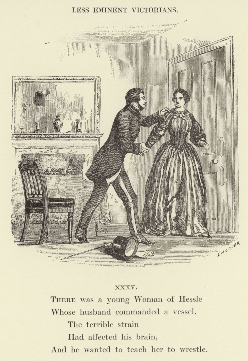Es war eine junge Frau von Hessle (Gravur) von English School