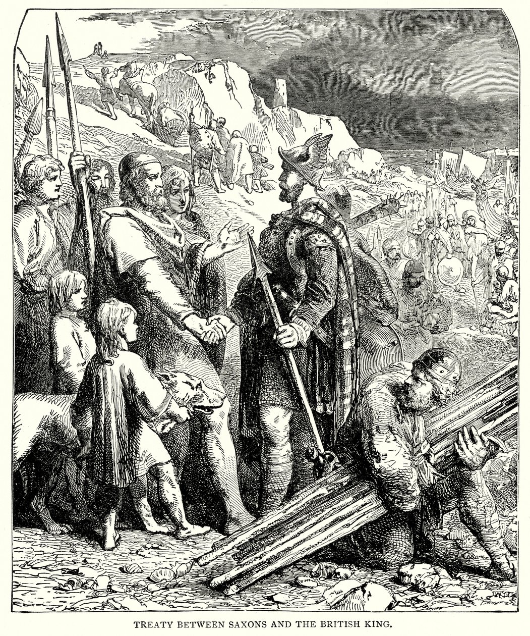 Vertrag zwischen Sachsen und dem britischen König von English School