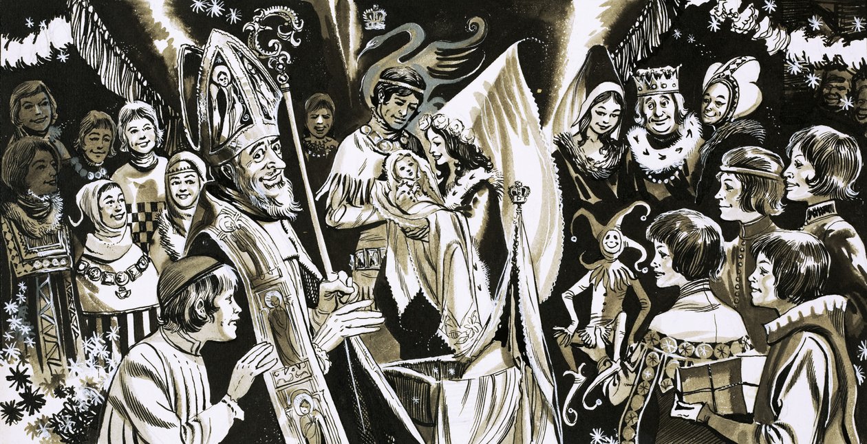 Unbekannte Märchenillustration von English School