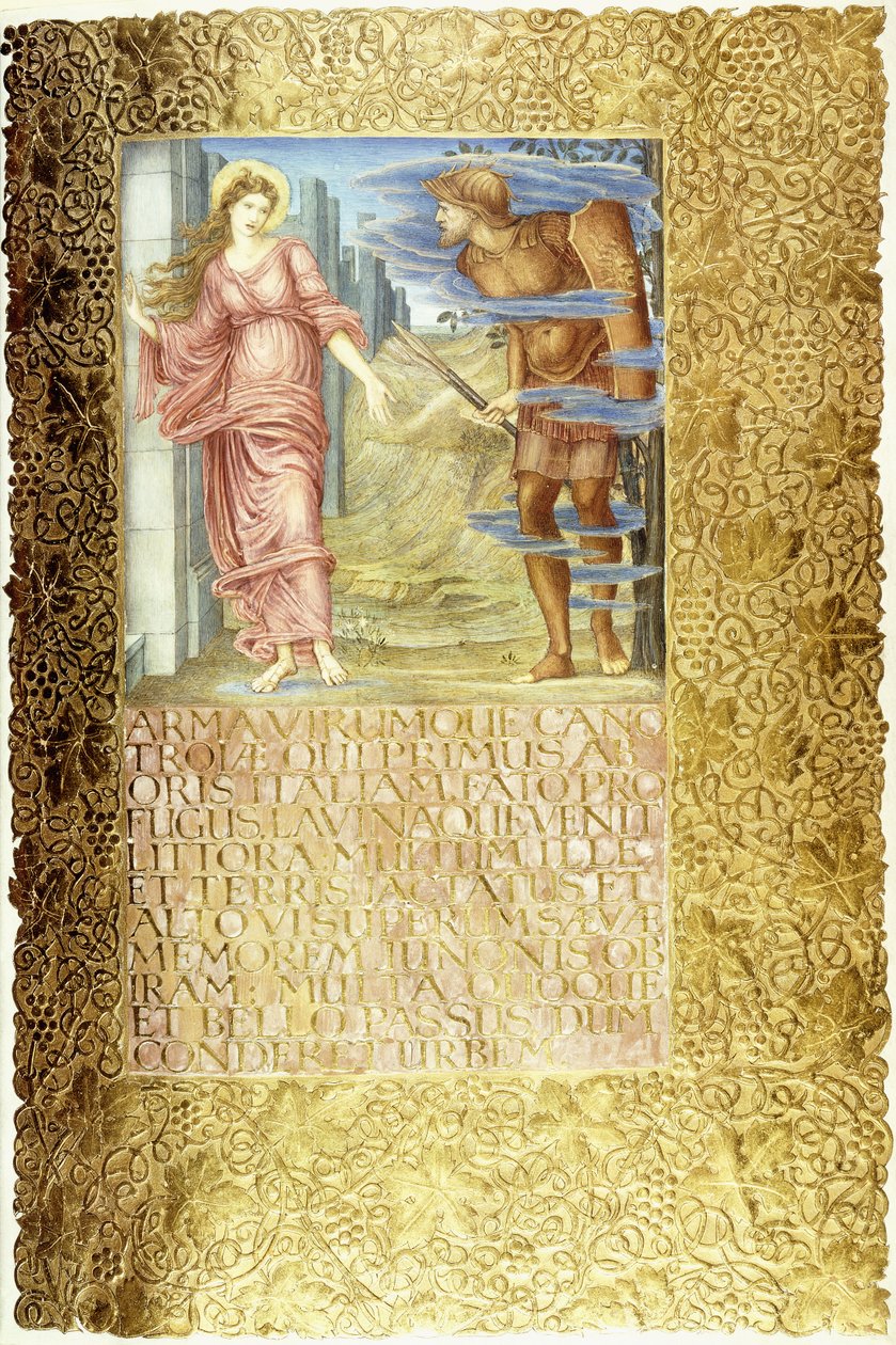 Venus und Aeneas, 1874-ca. 1919 von English School