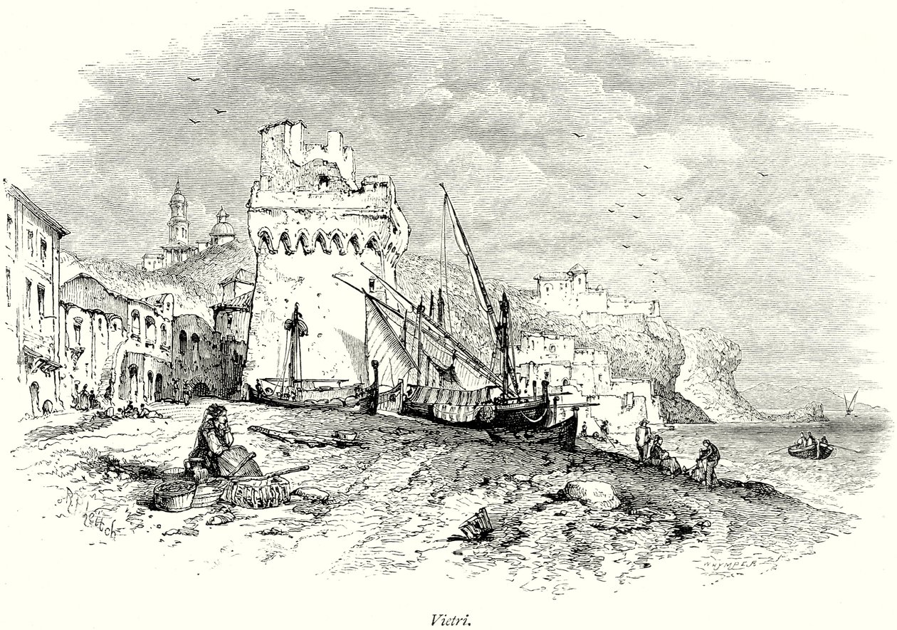 Vietri (Gravur) von English School