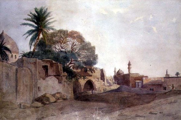 Ansicht im Nahen Osten, ca. 1820 von English School
