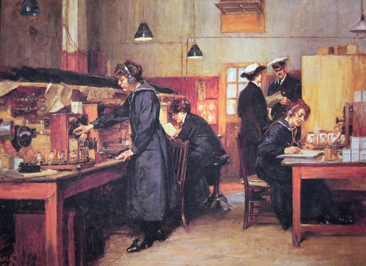 Frauenfunk- und Telefonistinnen der Royal Navy im Ersten Weltkrieg von English School