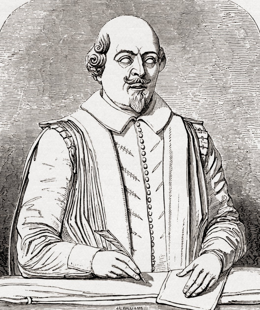 William Shakespeare, nach der Büste vom Grab in Stratford, aus 