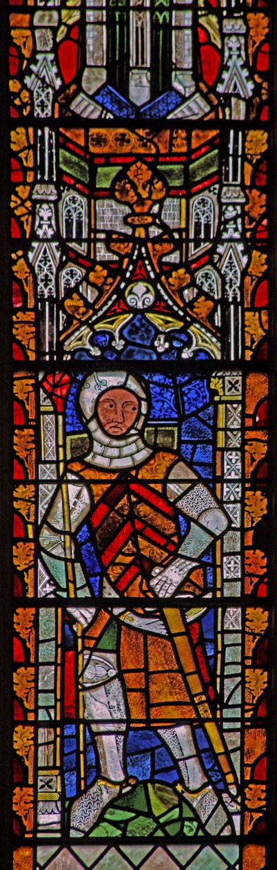 Fenster s4, William Lord de la Zouche darstellend von English School