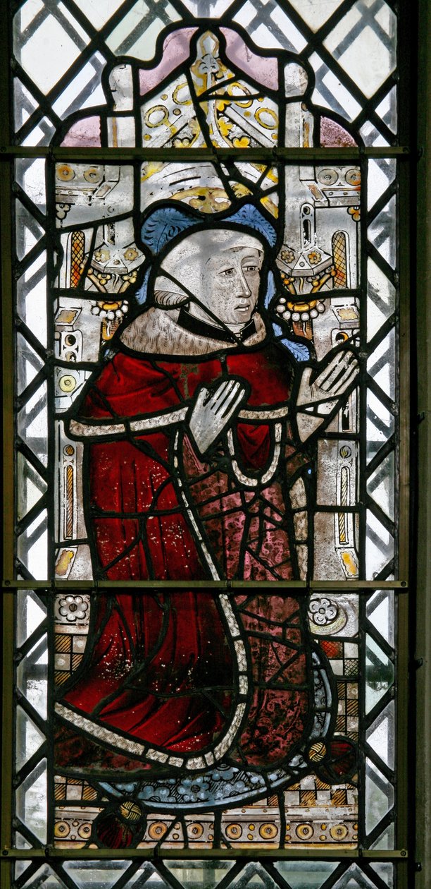 Fenster w3 zeigt einen Stifter - Sir William Howard von English School