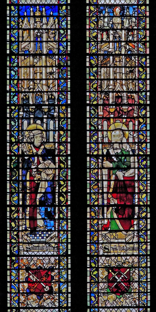 Fenster w71 mit St. Peter und St. Paul von English School