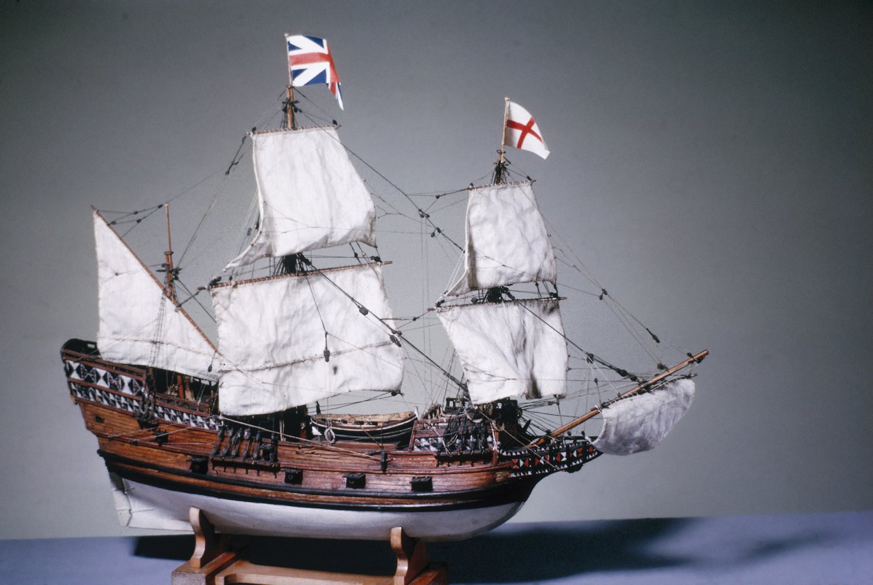 1:60 Modell der Mayflower von 1620 von English School English School