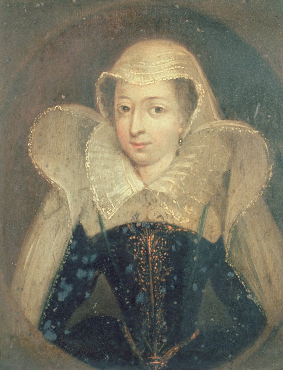 Porträt von Anne Boleyn (1507-35) von English School English School
