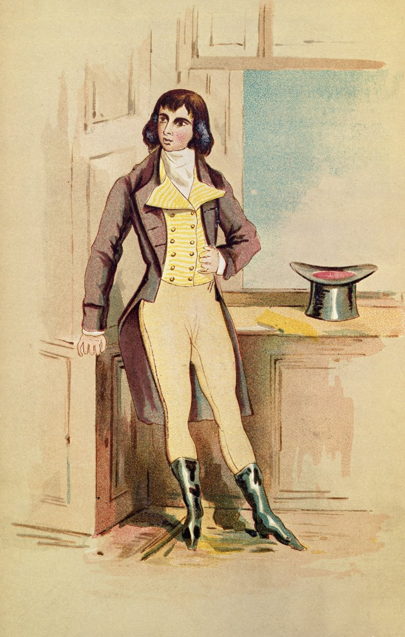 Porträt von George Beau Brummell von English School English School