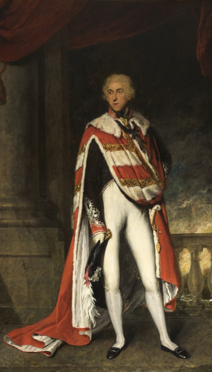 Sir John Fleming Leicester, Bart., in Peers Robes, 1789-1826 von English School English School