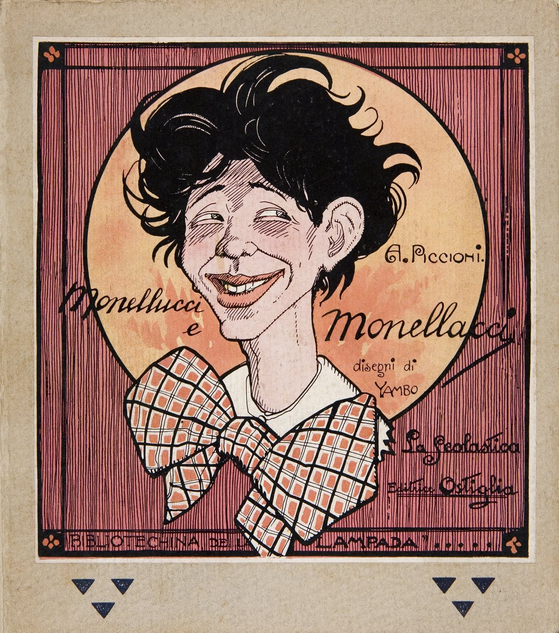 Titelbild von Monellucci e Monellacci von A. Piccioni von Enrico de aka Yambo Conti Novelli