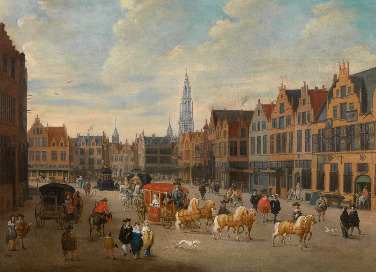 Die Meir in Antwerpen von Erasmus de Bie