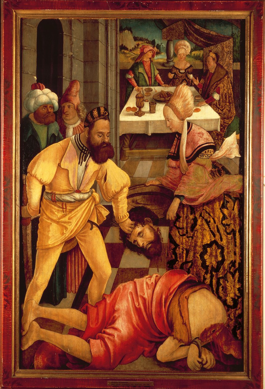 Die Enthauptung von Johannes dem Täufer von Erhard Altdorfer