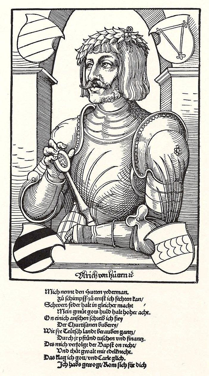 Porträt von Ulrich von Hutten von Erhard Schon