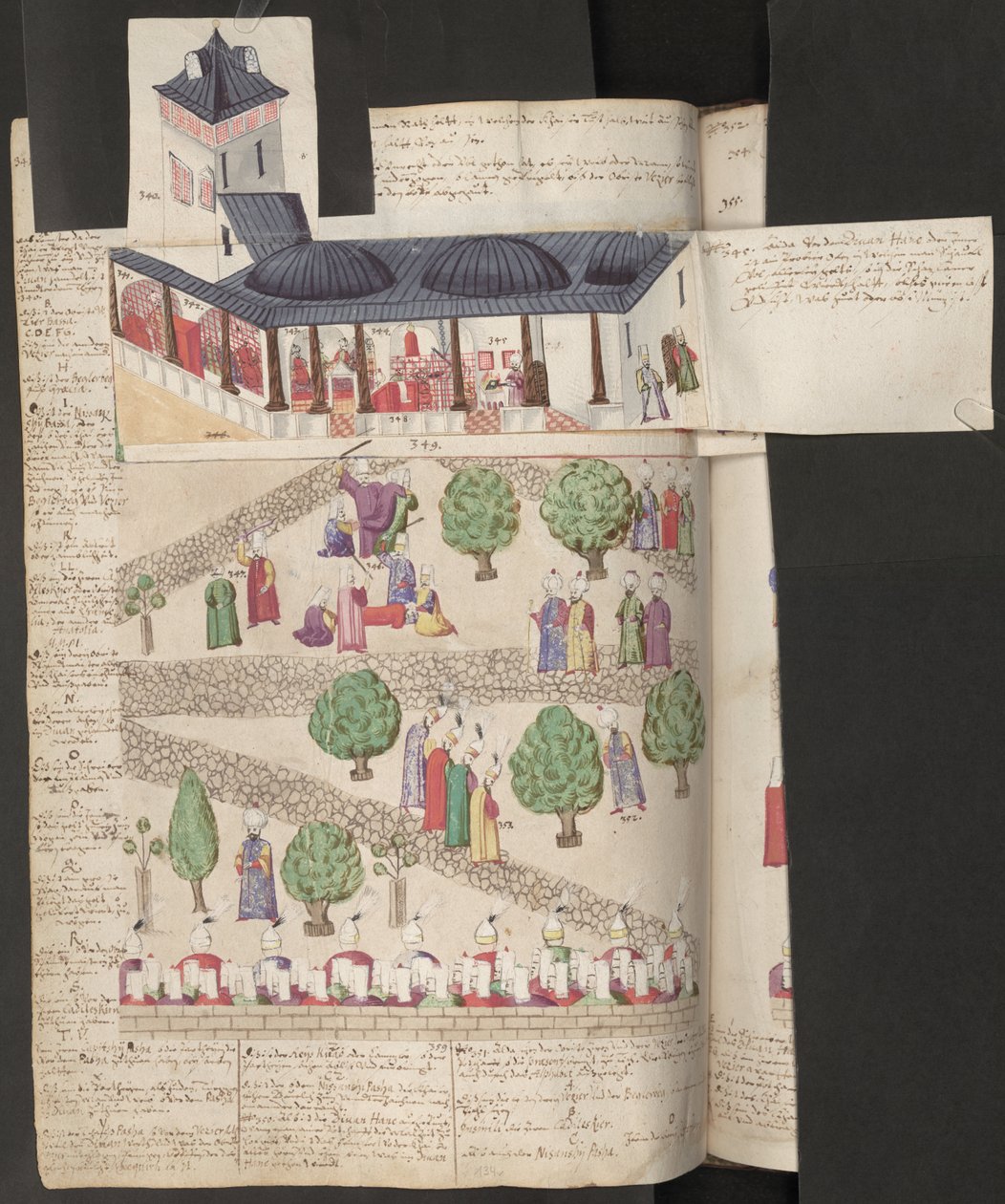 Gebäude in Konstantinopel: Dritter Hof des Palastes von Erich Lessing