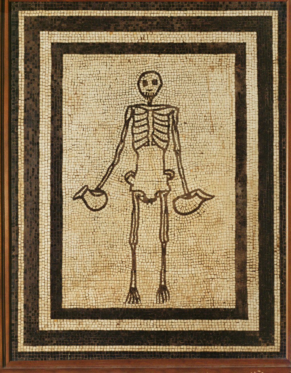 Memento Mori, ein Skelett von Erich Lessing