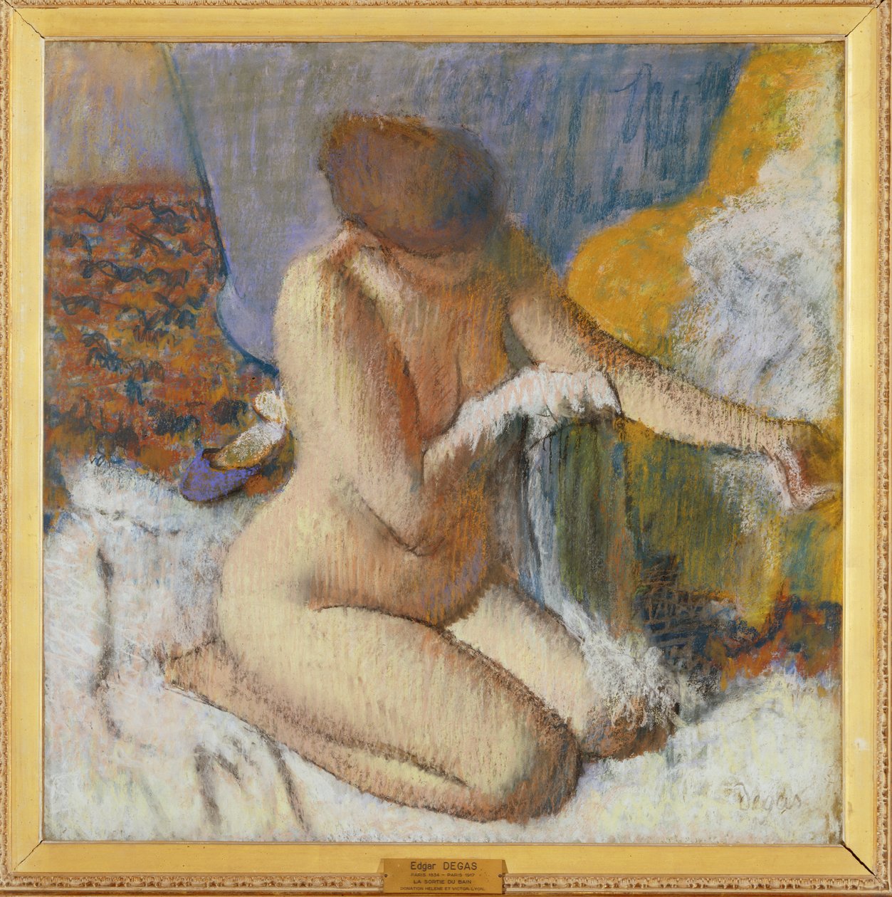 Akt nach dem Bad von Erich Lessing