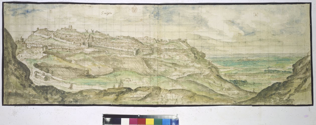 Federzeichnungen von Anton Wyngaerdi und Georg Hoefnagel von Erich Lessing