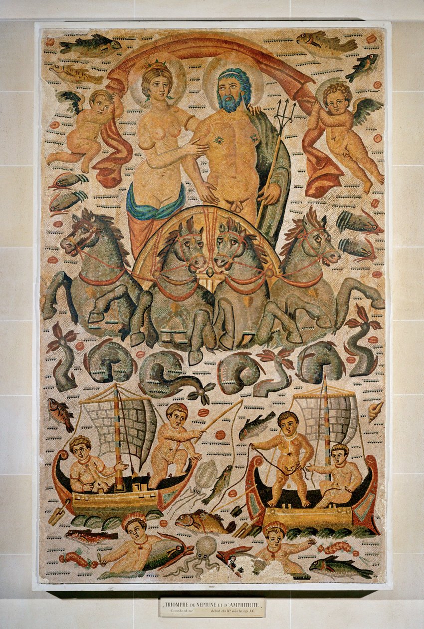 Triumph von Neptun und Amphitrite, aus Constantine, Algerien von Erich Lessing