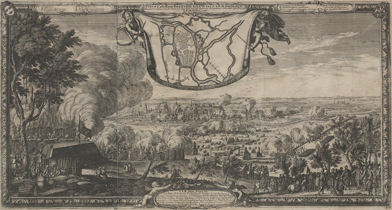 Urbs et Castellum Brestzie Litewski von Erik Dahlbergh