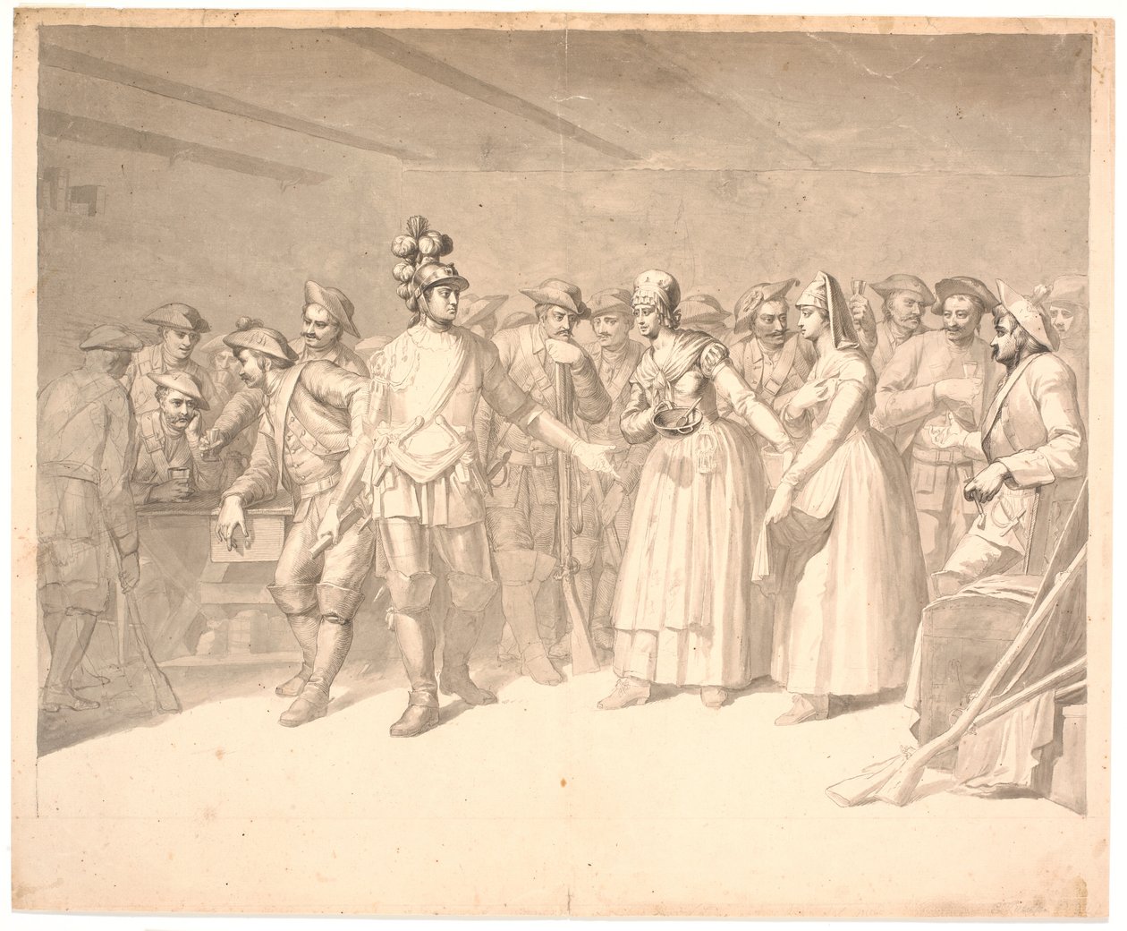 Anne Colbjørnsen im Pfarrhaus von Norderhaug von Erik Pauelsen