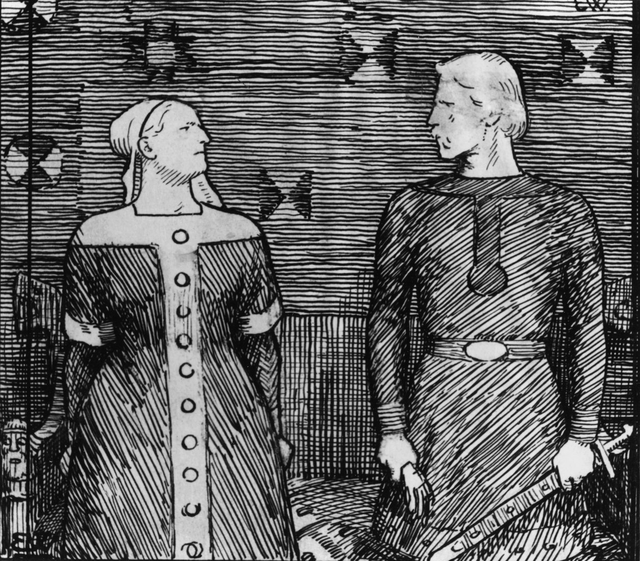 Snorre Saga von Erik Theodor Werenskiold