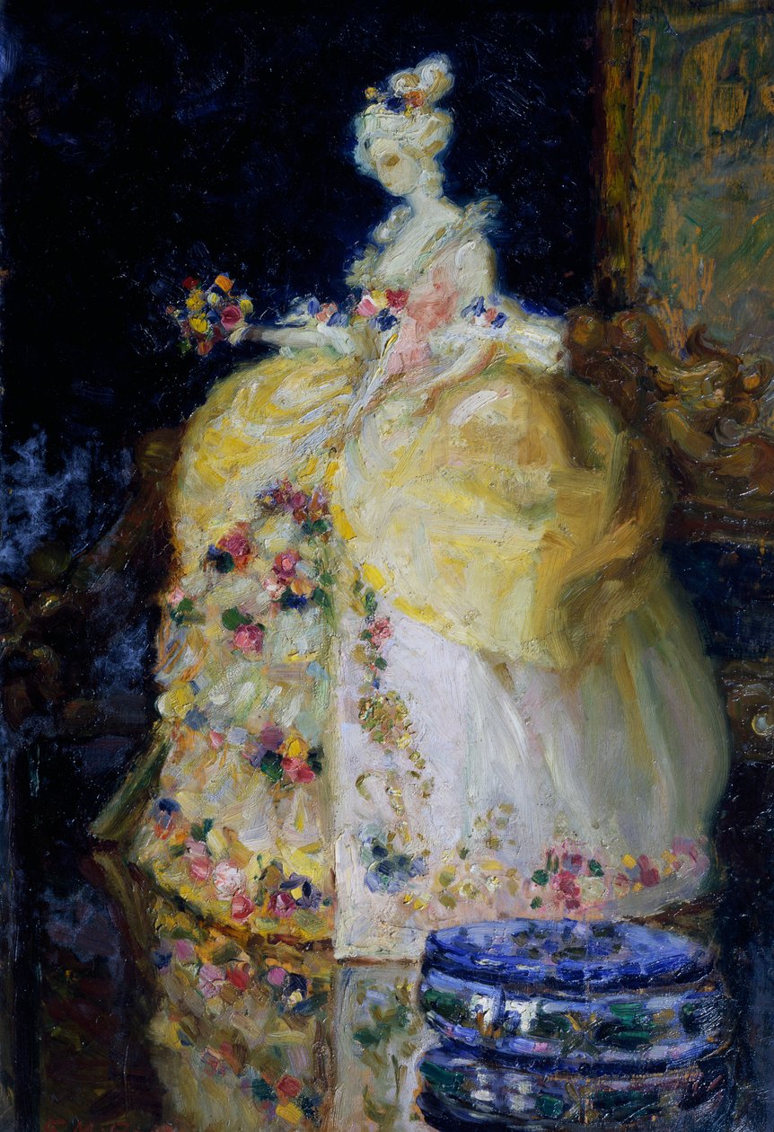 Dame des achtzehnten Jahrhunderts, von Erminia Bruni Menin (1870-1904). Italien, 20. Jahrhundert. von Erminia Bruni Menin