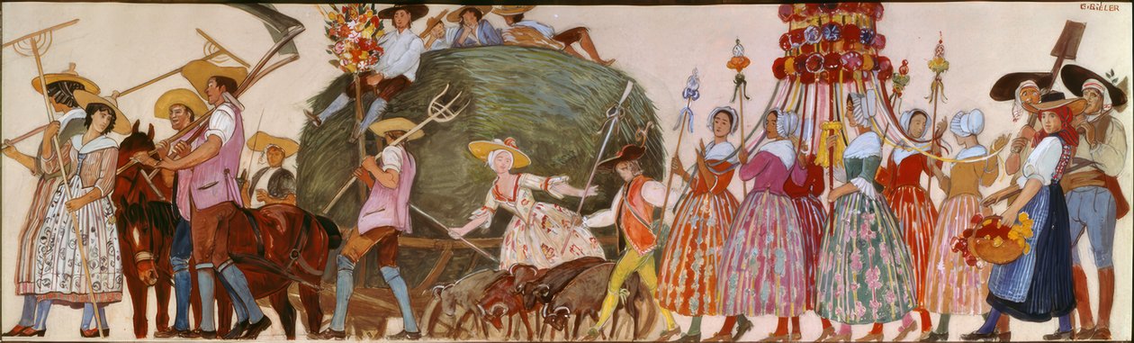 Festzug, Der Heuwagen von Ernest Bieler