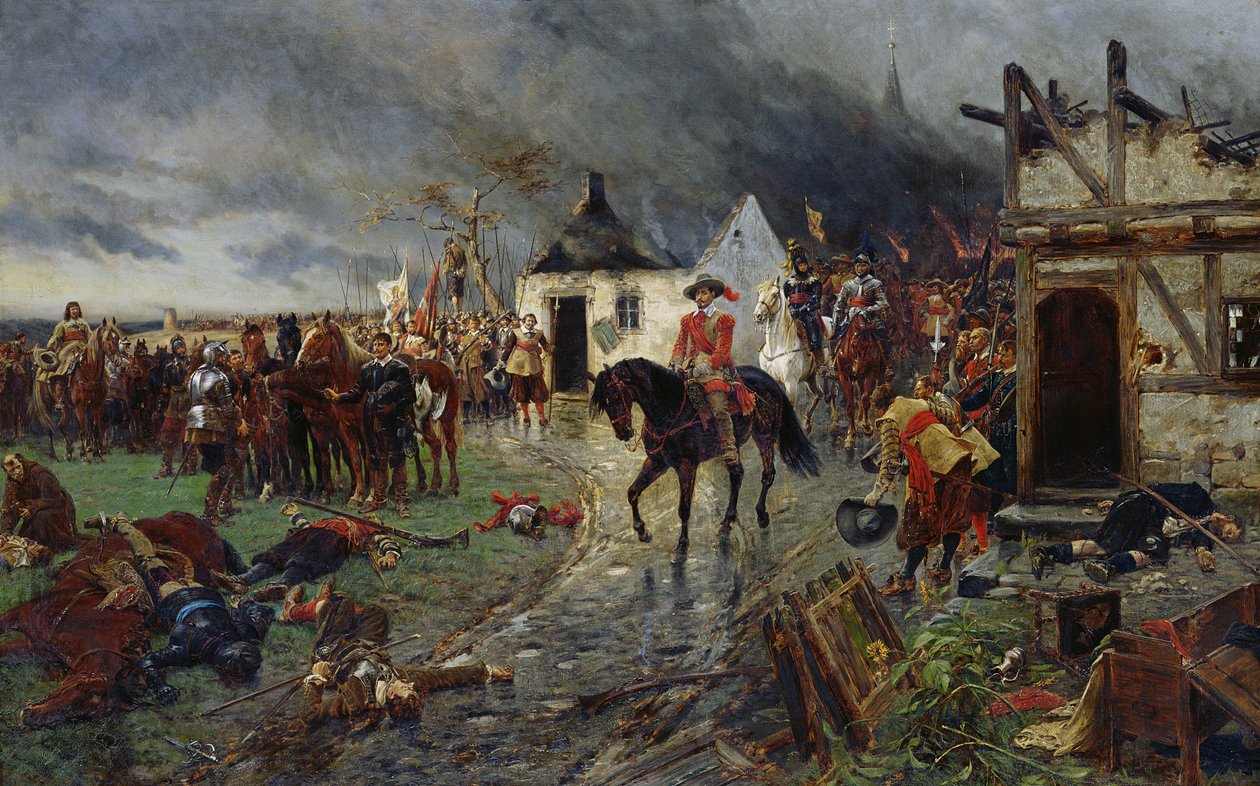 Wallenstein: Eine Szene aus dem Dreißigjährigen Krieg von Ernest Crofts