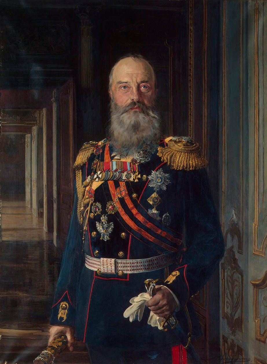 Porträt von Großherzog Michael Nikolajewitsch von Russland von Ernest Karlovich Liphart