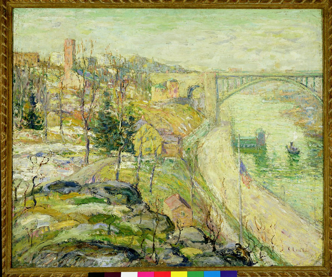 Washington Bridge, New York City, ca. 1915-25 von Ernest Lawson