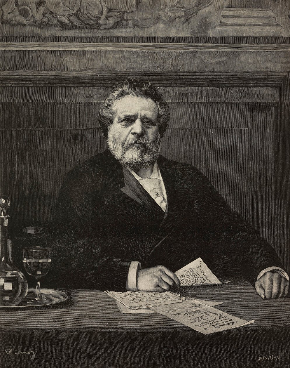 Giosue Carducci von Ernesto Mancastroppa