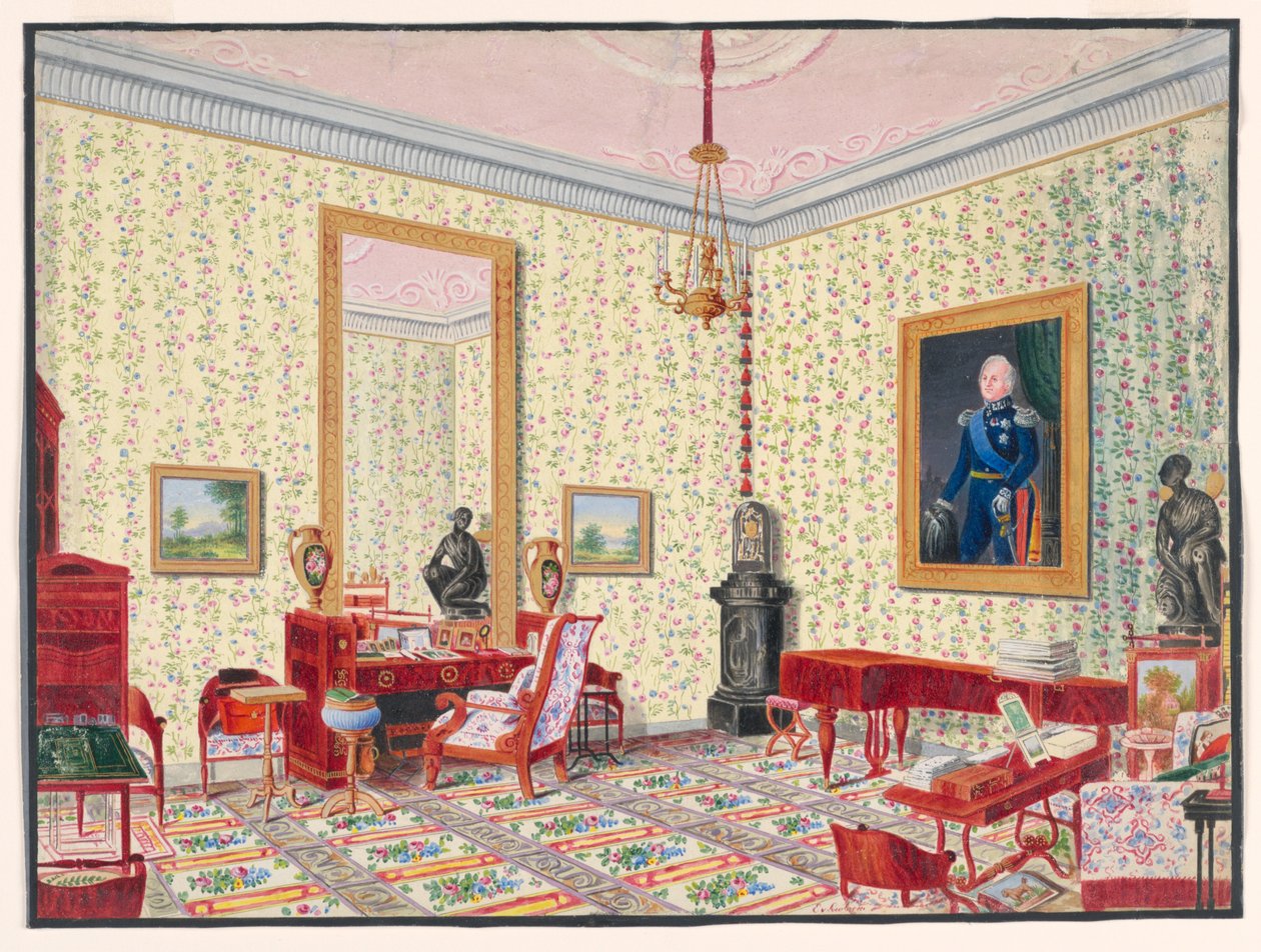 Studie der Großherzogin Cecilia von Oldenburg von Ernst Christian Anton von Lautzow