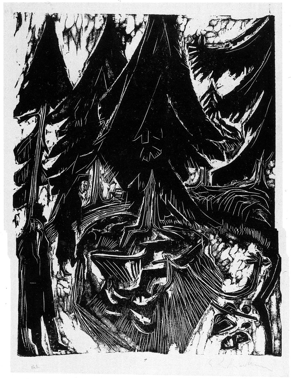 Sanatoriumsspaziergang von Ernst Ludwig Kirchner