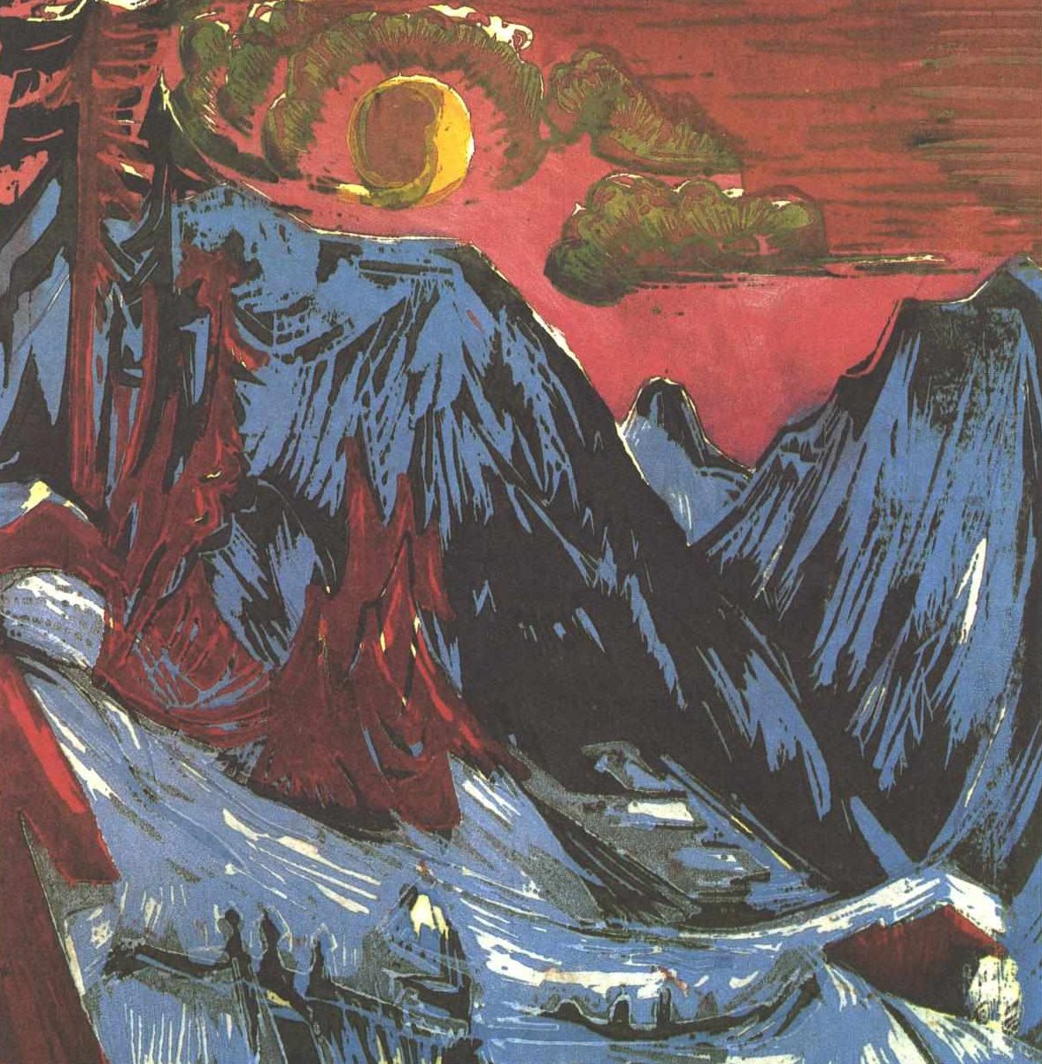 Mondnacht von Ernst Ludwig Kirchner