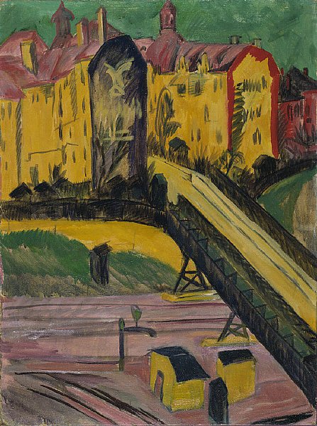 Blick aus dem Fenster von Ernst Ludwig Kirchner