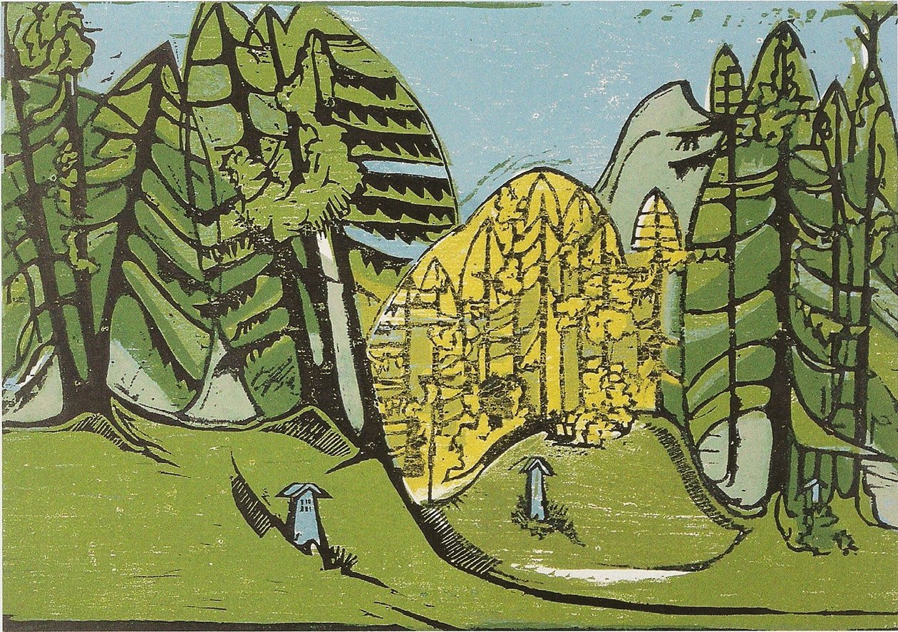 Waldfriedhof von Ernst Ludwig Kirchner