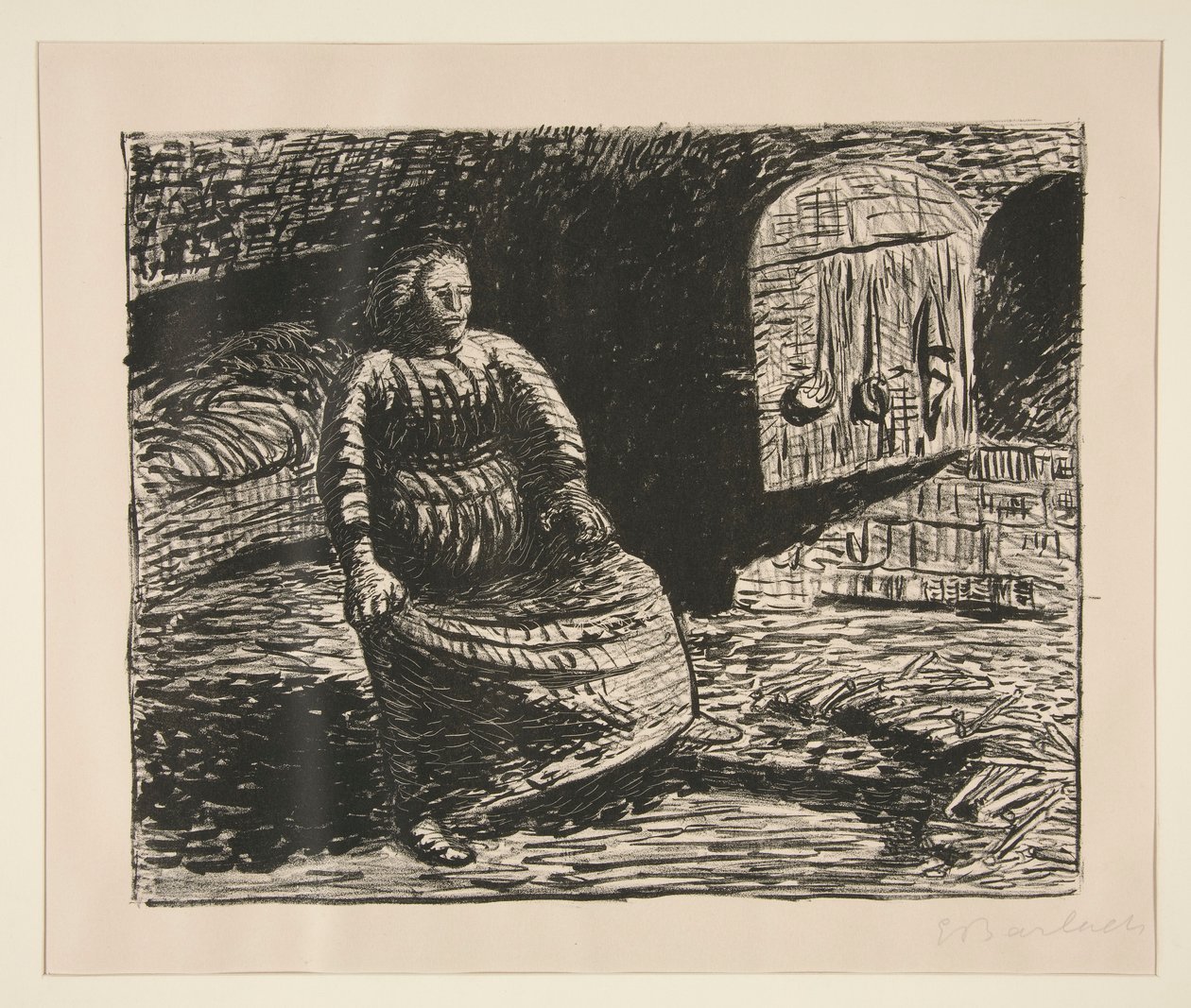 Die Frau am Herde von Ernst Barlach