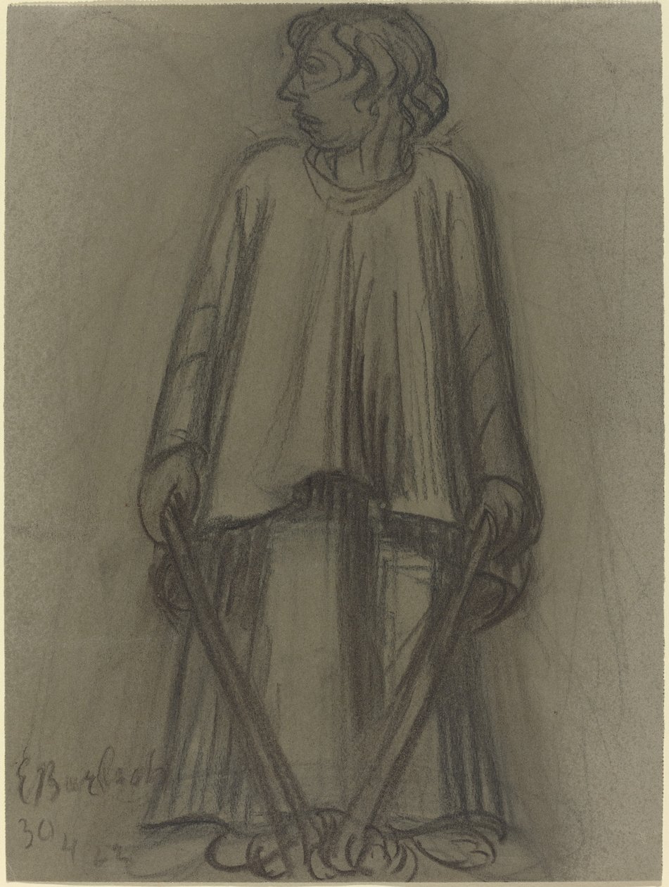 Stehende Figur mit erloschenen Fackeln, 1922 von Ernst Barlach