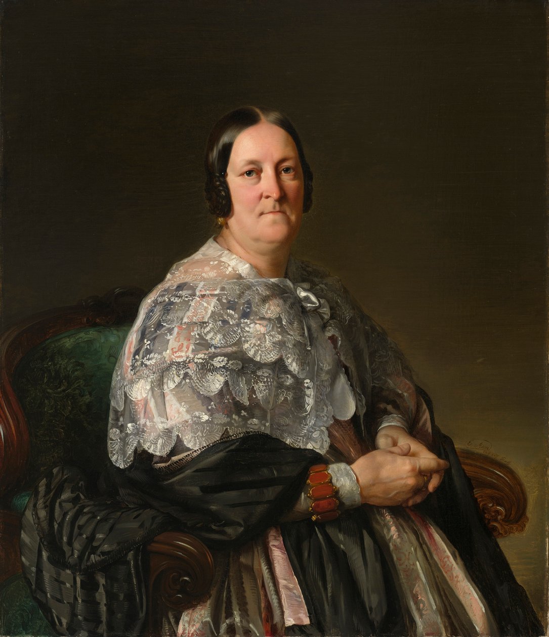 Porträt von Maria Theresia Freiin von Jakomini von Ernst Christian Moser