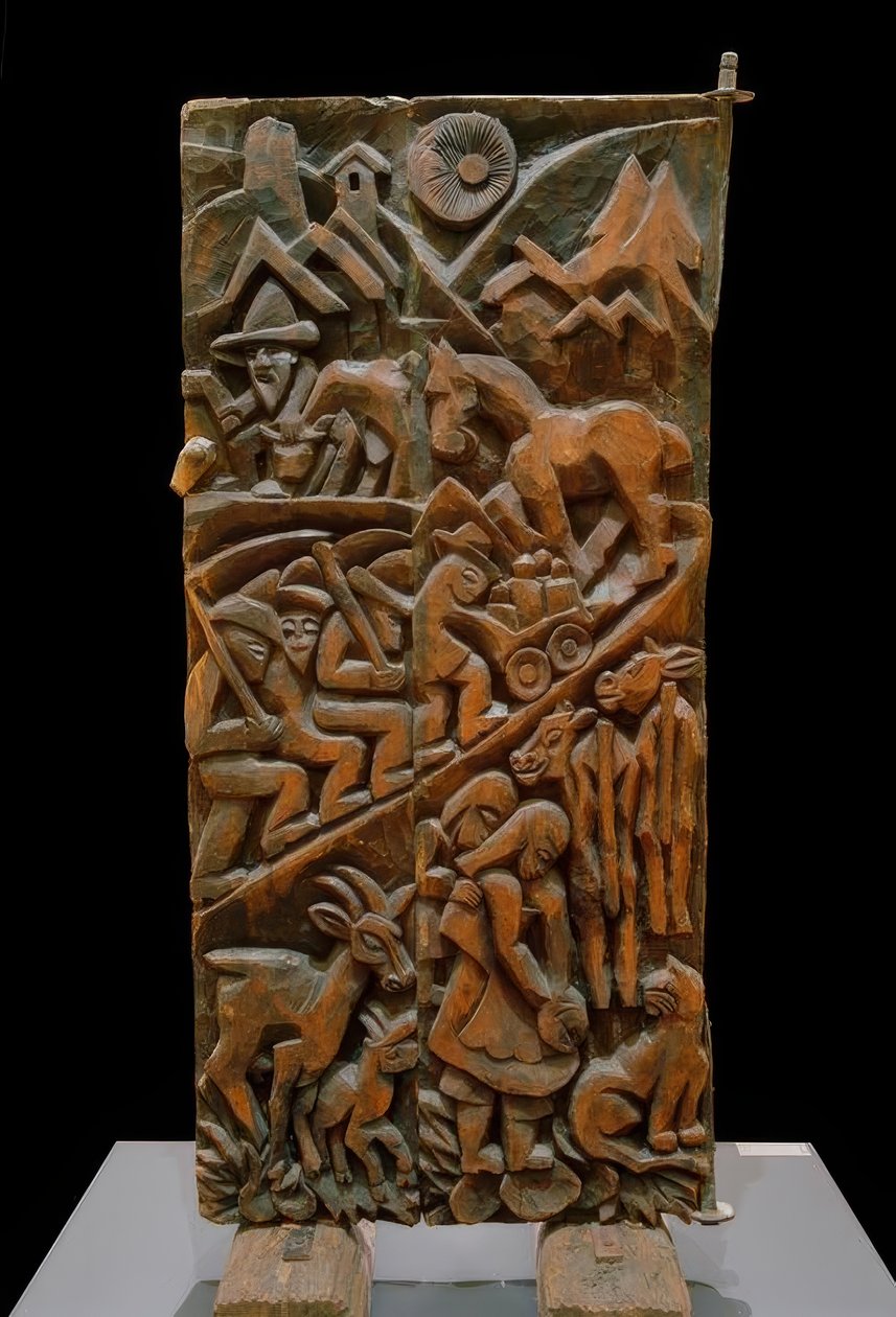 Alpaufzug von Ernst Ludwig Kirchner