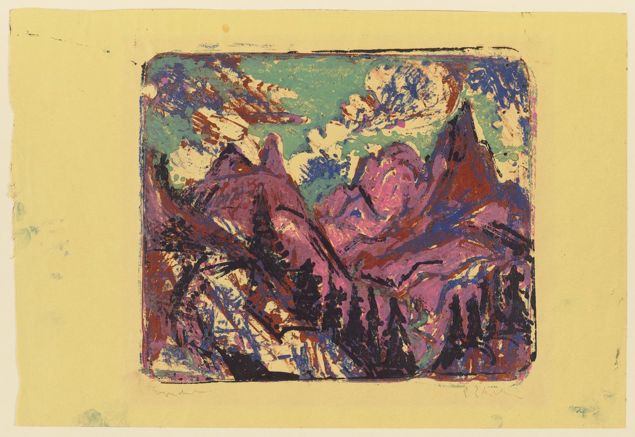 Berge von Ernst Ludwig Kirchner