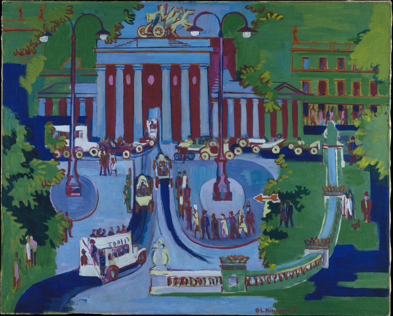 Brandenburger Tor von Ernst Ludwig Kirchner