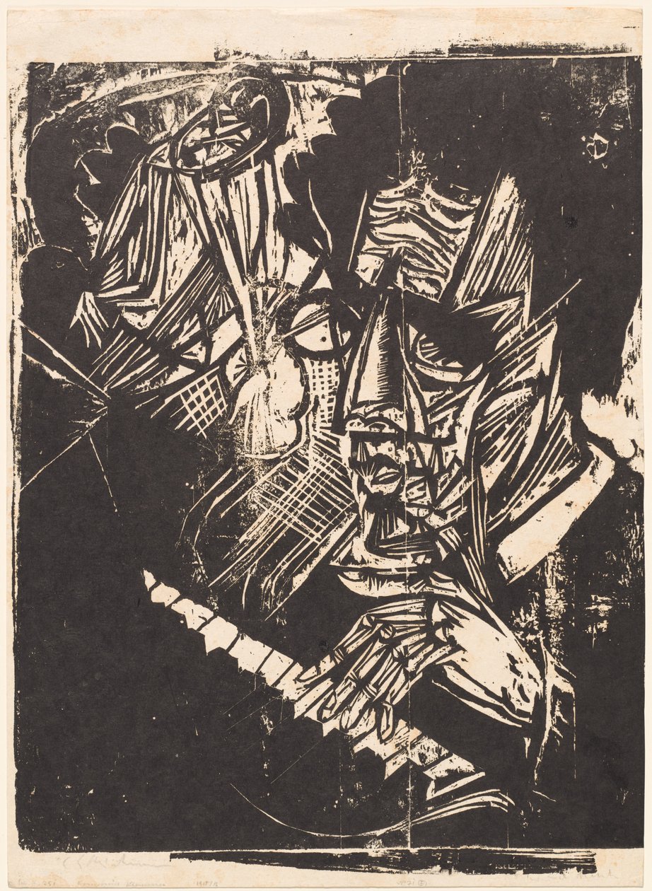 Komponist Klemperer von Ernst Ludwig Kirchner