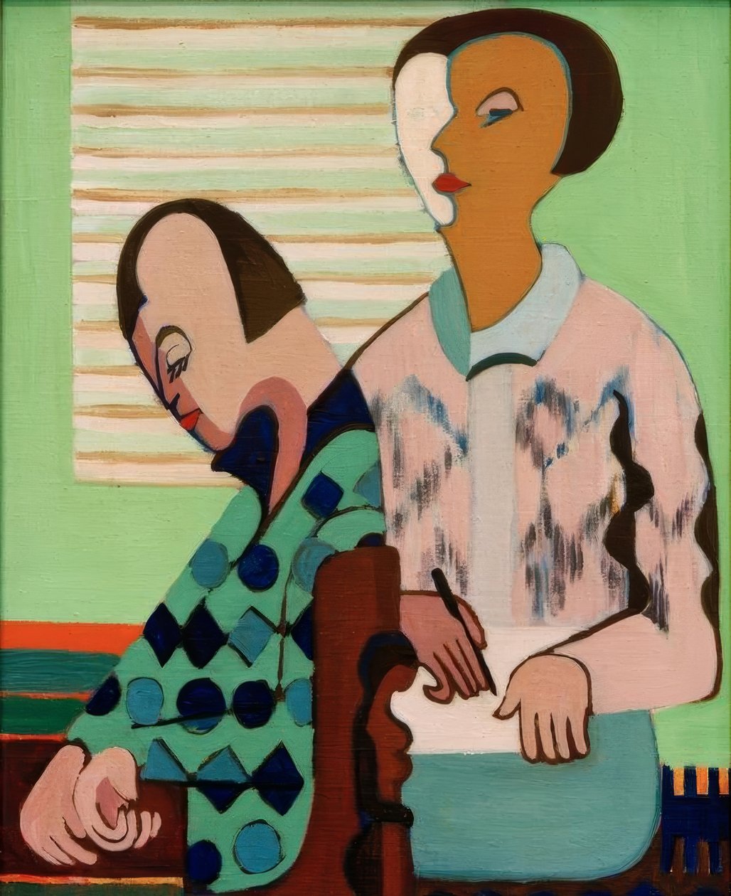 Das Paar. Selbstbildnis mit Erna von Ernst Ludwig Kirchner