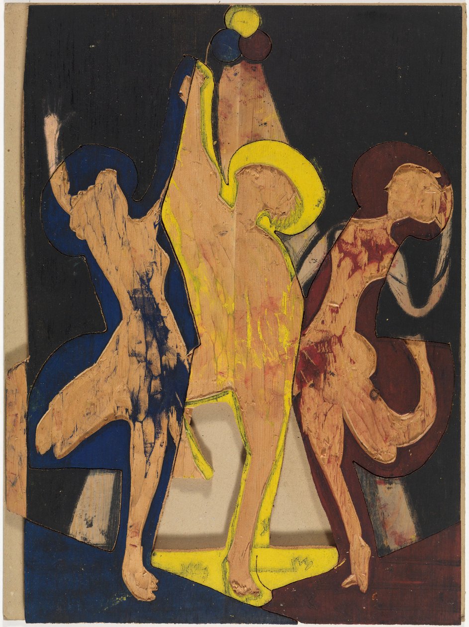 Farbentanz, Farbstock I von Ernst Ludwig Kirchner