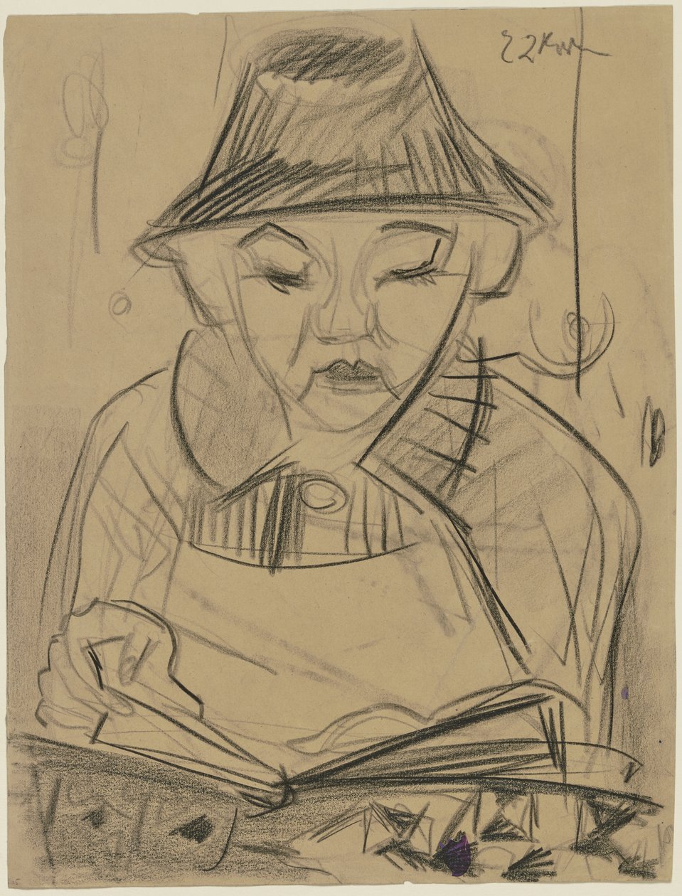 Lesender Knabe von Ernst Ludwig Kirchner