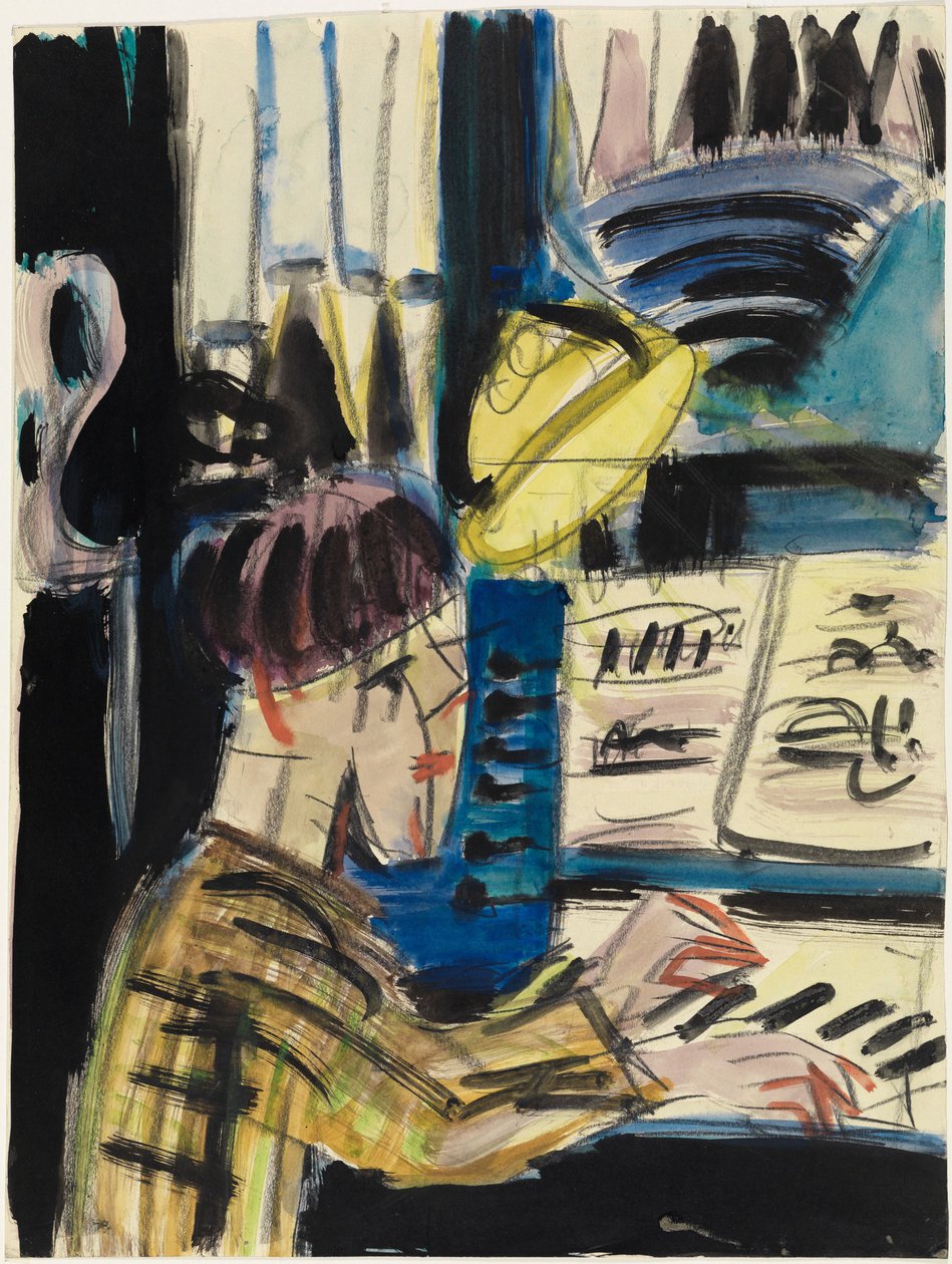 Orgelspieler von Ernst Ludwig Kirchner
