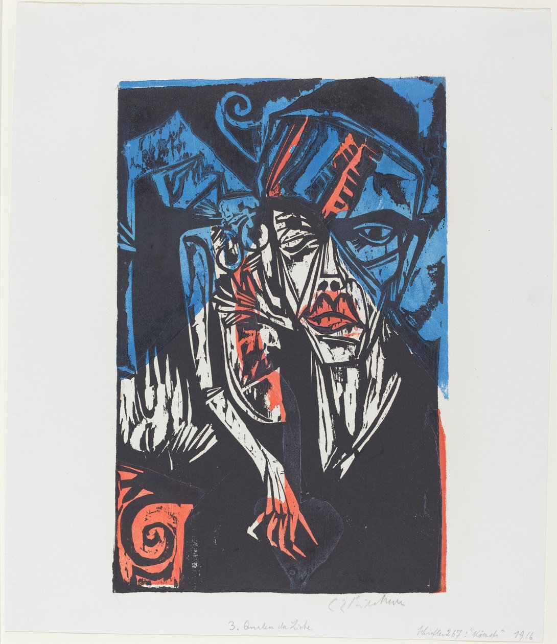 Peter Schlemihls wundersame Geschichte: Kämpfe. Qualen der Liebe von Ernst Ludwig Kirchner